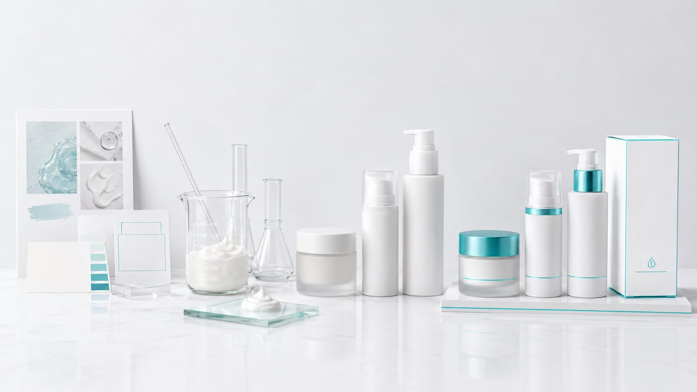 De la mood board și texturi la produsul cosmetic finit, ambalat cu identitate de brand proprie